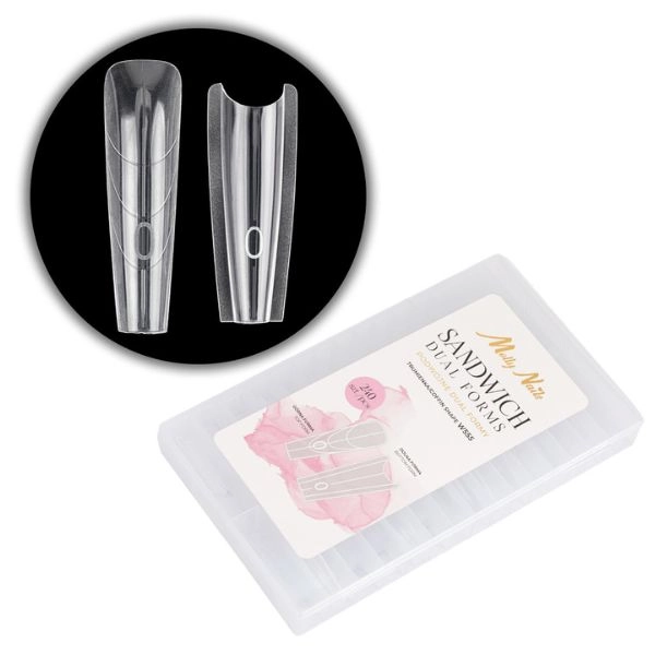 Molly Nails Sandwich Dual Forms W555, 240 pcs