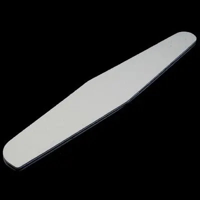 Inginails Professional nail file, curved diamond - white 100/180
