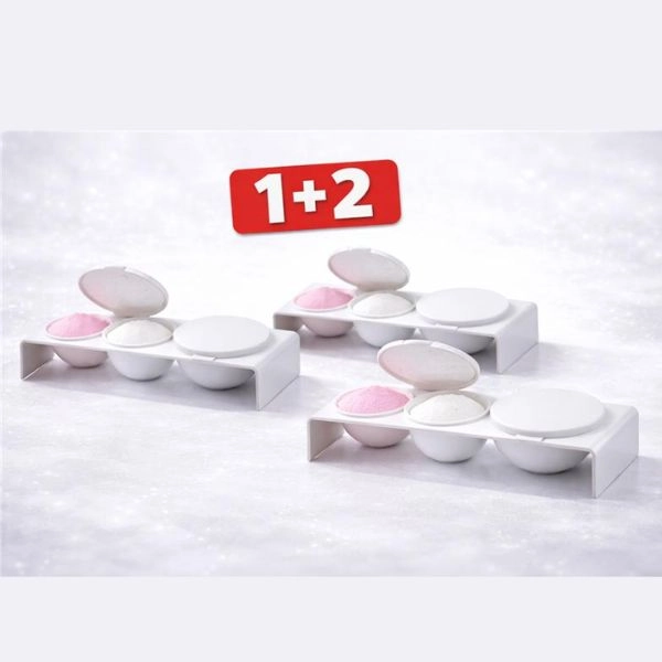 White bowl for liquid and acrylic - three-piece - 1+2 FREE