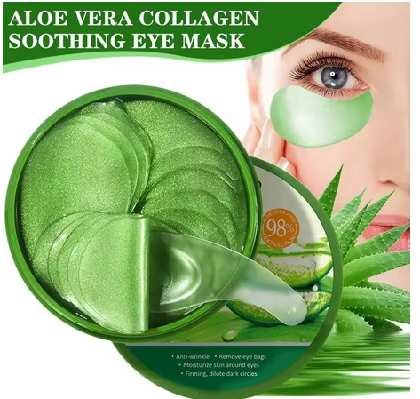 Collagen Eye Mask - Aloe Vera, 60 pcs