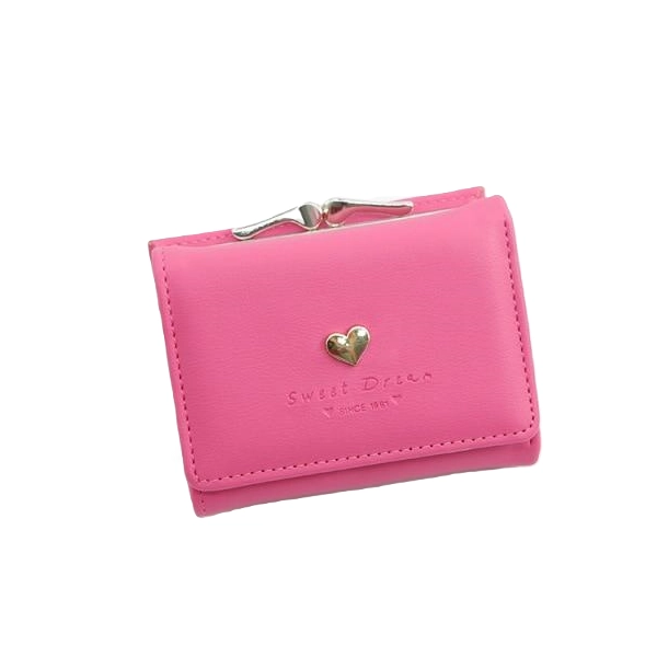 Small women's wallet - pink