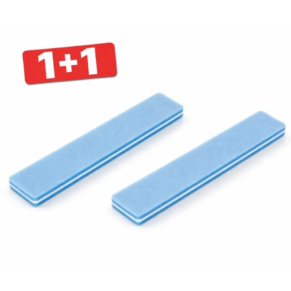 Inginails Foam nail file, blue 100/180 - 1+1 FREE