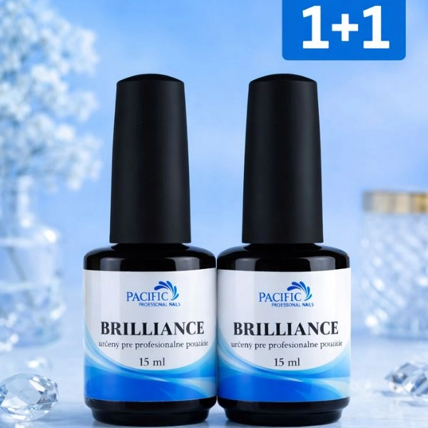 Brilliance - shiny top UV gel, 15ml - 1+1 FREE