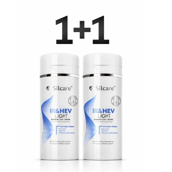 IR and HEV Light Barrier Coat Cream Silcare, 100ml - 1+1 FREE