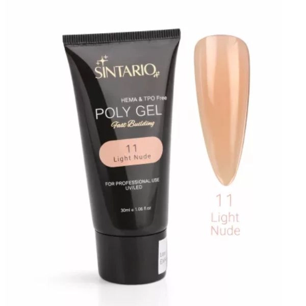 Quick building UV/LED Polygel - 11 Light Nude, 30ml