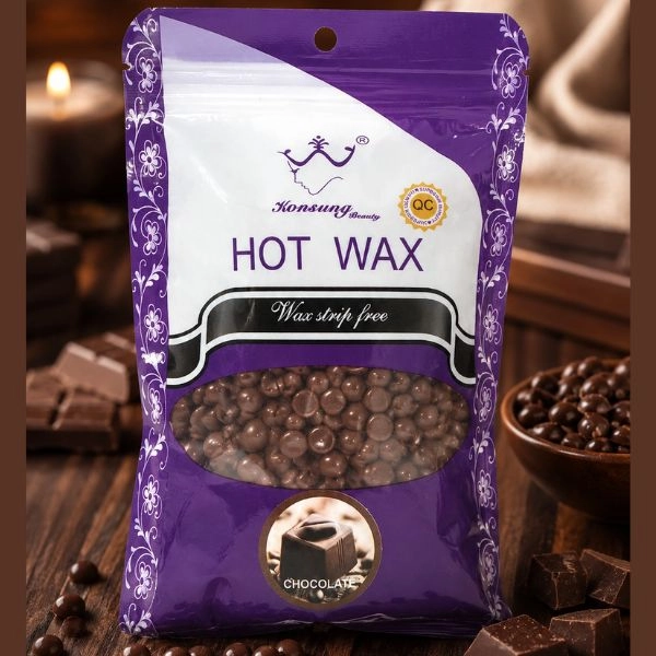 Cosmetic depilatory wax - pearles – Chocolate, 100g