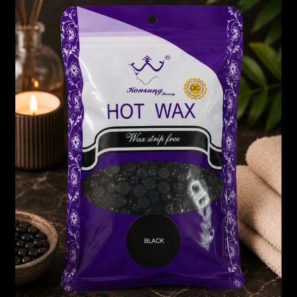 Cosmetic depilatory wax - pearles – Black, 100g