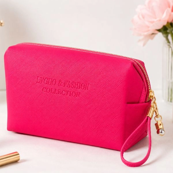 Cosmetic bag, pink