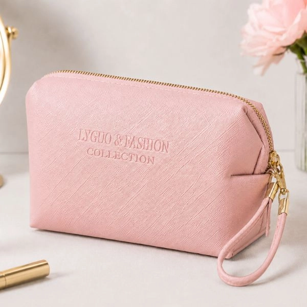 Cosmetic bag, light pink