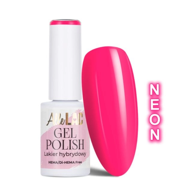 Hybrid LED/UV gel polish AlleLac Pinks - PI36 Hot Flamingo, 6g