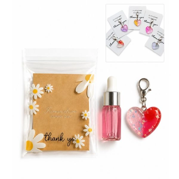 Gift set Cuticle Oil Raspberry + keychain