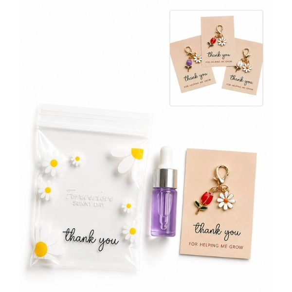 Gift set Cuticle Oil Freesia + keychain