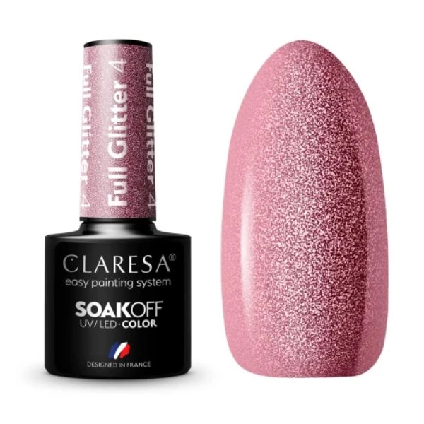 Claresa UV/LED Color Soak Off - Full Glitter 4, 5g