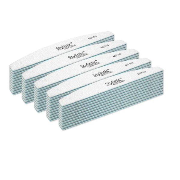 Stylistic Nail File Boat 80/100, 50pcs