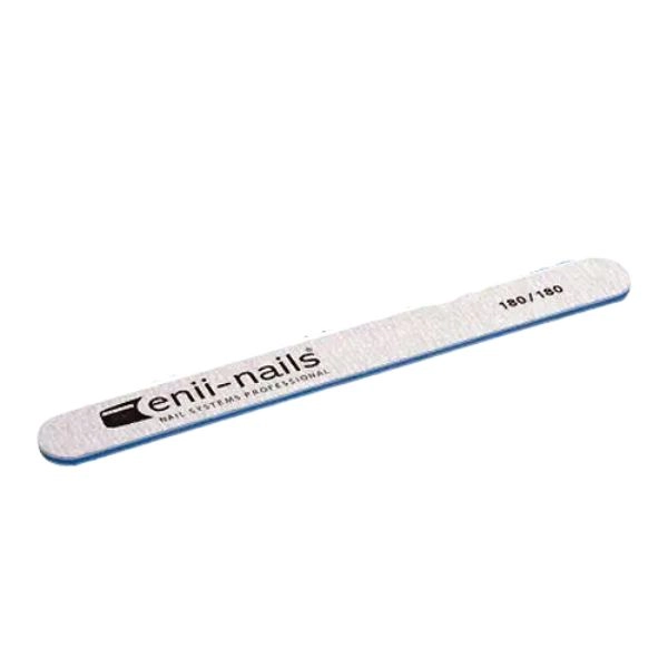 3pcs - File - gray with blue centre, straight 180/180