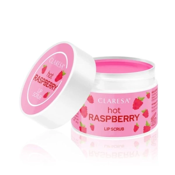 Claresa Fruit Lip Scrub - Hot Raspberry, 15g