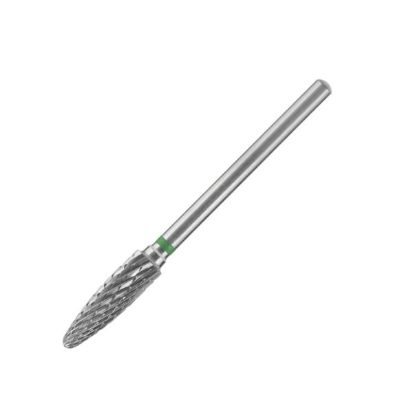 Pro Expert 4/14 mm Rounded Cone Carbide Nail Drill Bit, green