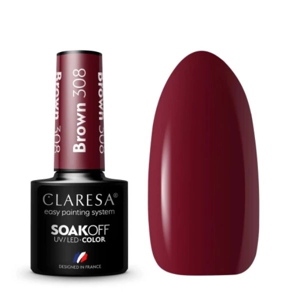 Claresa UV/LED Color Soak Off - Brown 308, 5g