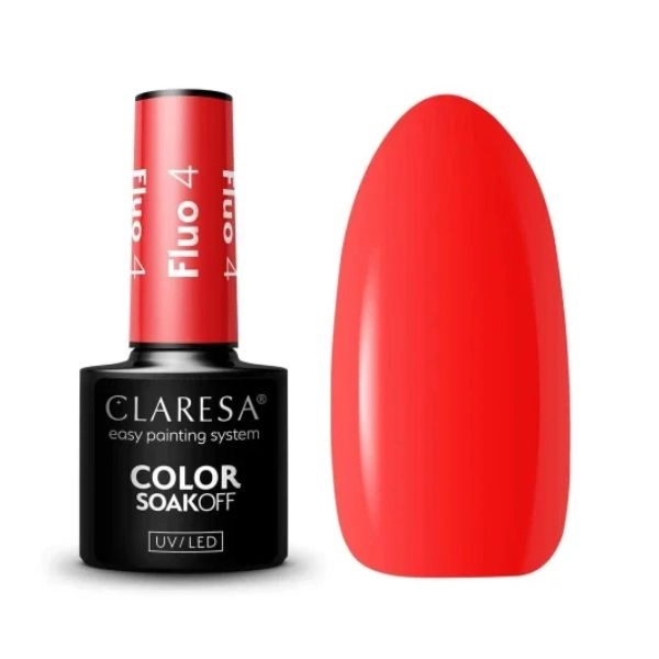 Claresa UV/LED Color Soak Off - Fluo 4, 5g