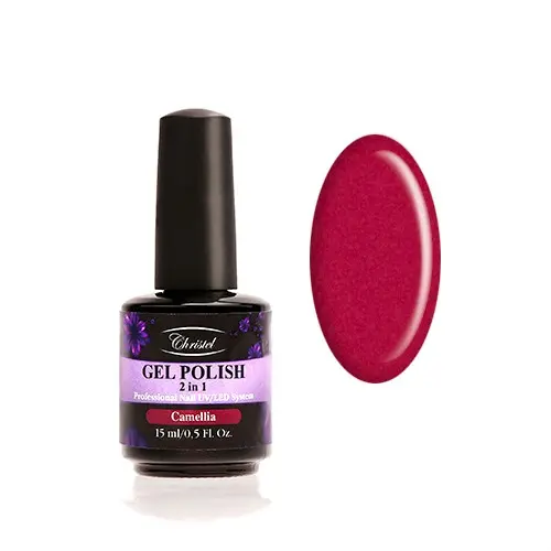 Christel Camellia 15ml - Soak off gel, 2 in 1