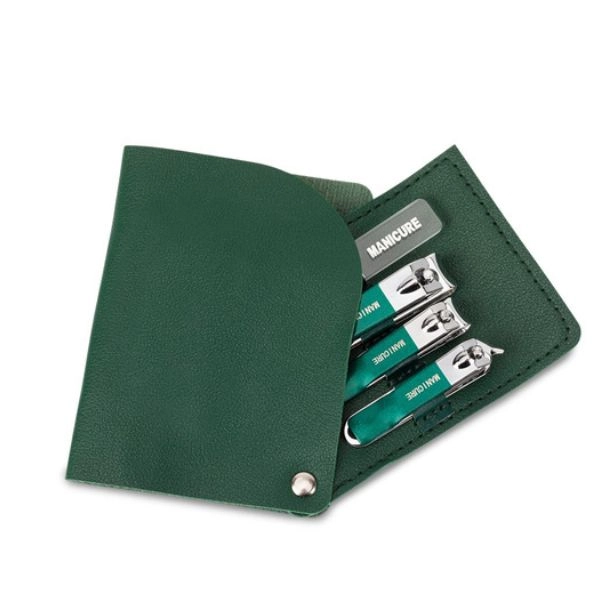 Manicure and Pedicure Set, Dark Green