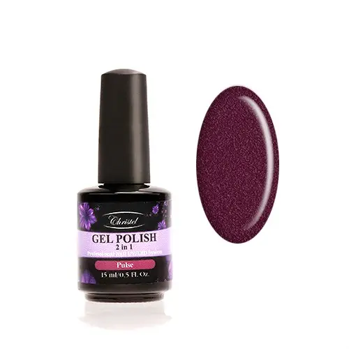 Christel Gel nail polish, 2 in 1 - Pulse 15ml