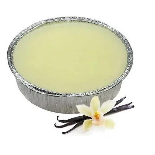 Cosmetic paraffin wax with scent of vanilla