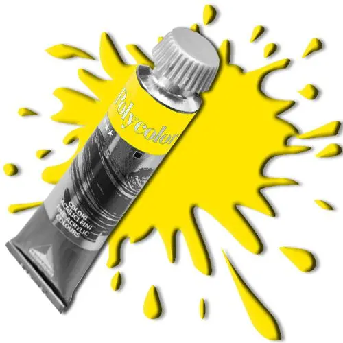 Acrylic colour - Polycolor - 100 Lemon Yellow 20ml