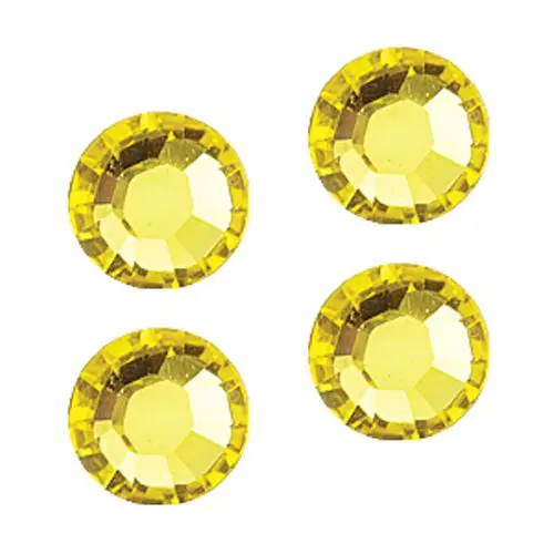 Round Swarovski rhinestones 3mm - gold 50pcs