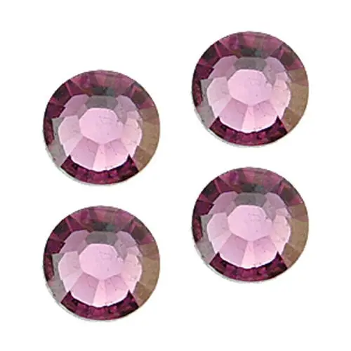Swarovski rhinestones purple - 3mm, 50pcs