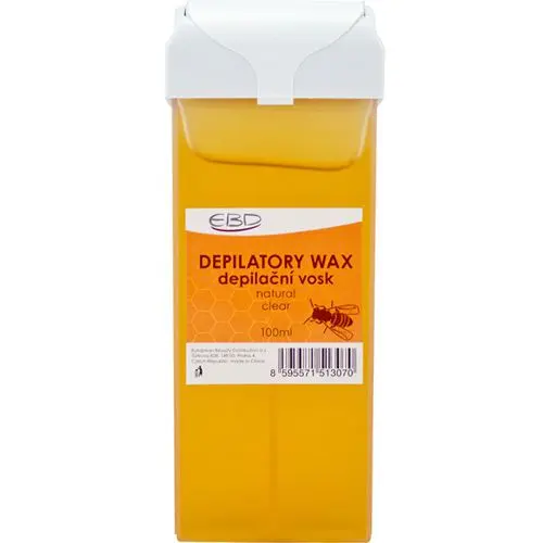 Natural clear depilatory wax 100ml – large roller head
