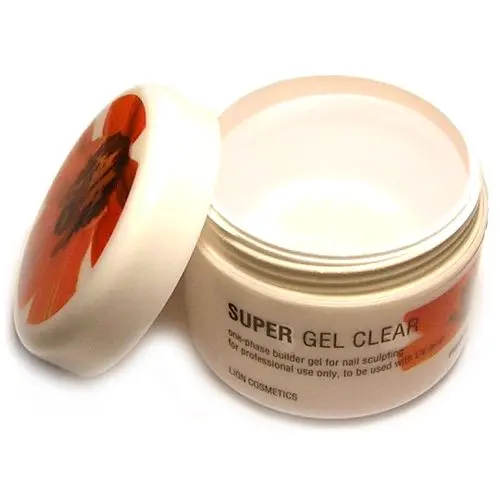 SUPER - Premium gel Clear 40ml, Lion Cosmetics - one-phase gel with shine