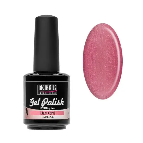 UV gel polish Inginails Professional - Light Coral 15ml