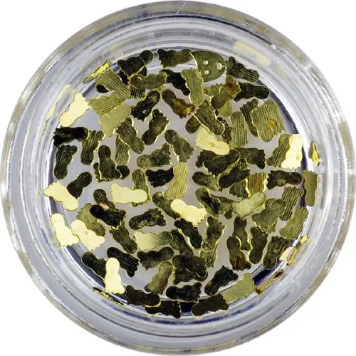 Metal Nail Decoration - Mini Footprints