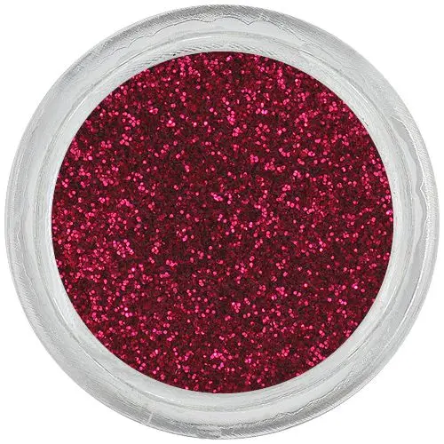 Glitter dust powder – pink-red