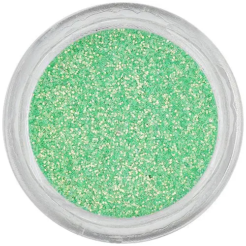 Glitter nail art powder – sea green