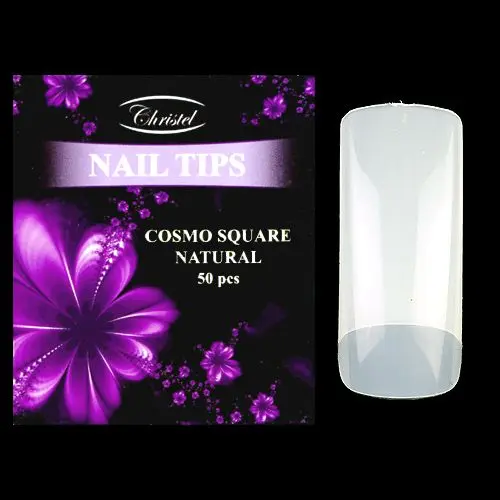 Cosmo Square natural 50pcs - false nails no. 3