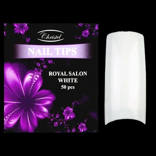 Royal Salon white 50pcs - Tips mix 1-10