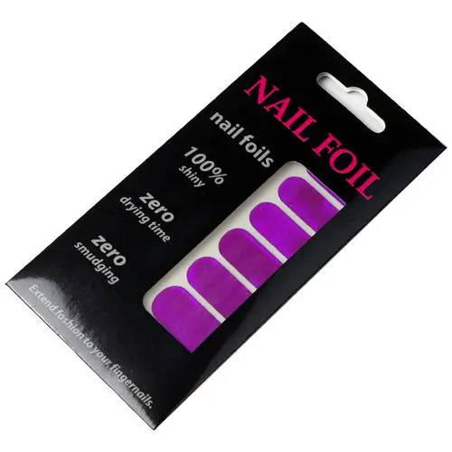 Purple nail foil stickers (SNF060)