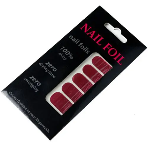 Nail art stickers - carmine red (SNF063)