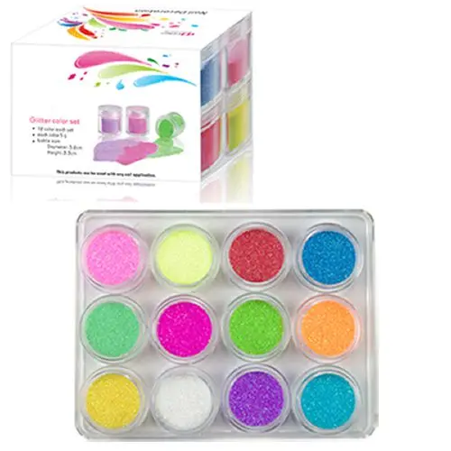 Kit, 12pcs - colourful powders 10g