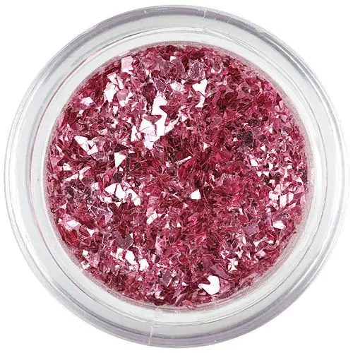 Glitter flakes small - old pink