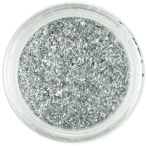 Light silver confetti - flitter