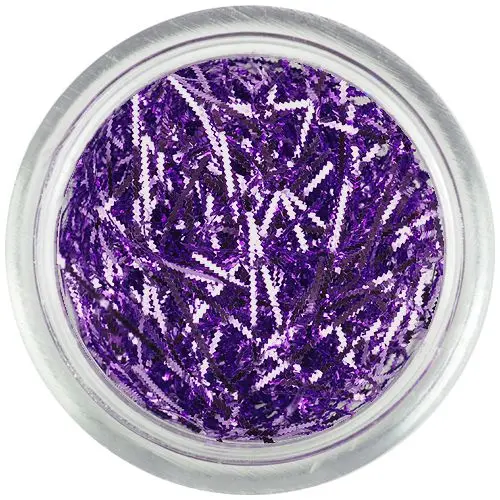 Purple confetti - flitter