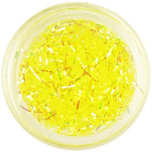 Decorative flitter - neon yellow