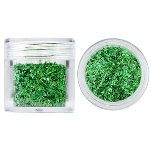 Nail art decorations - emerald green 10g