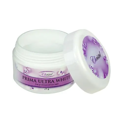 UV gel Christel - Prima Ultra White gel, 25g