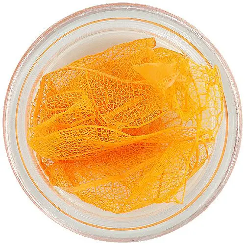 Light orange leaves for nail art – dried