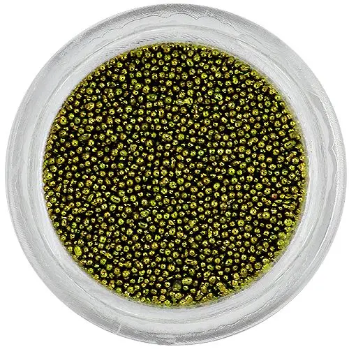 Pearls 0,5mm - gold black