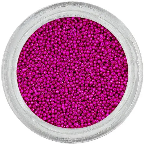 Nail art decorations - pink pearls 0,5mm
